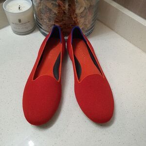 Rothy’s Sunset Red Loafer Flats Women’s 8